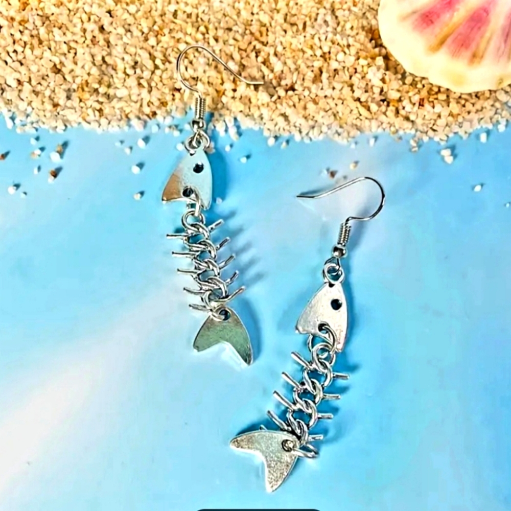 Hypoallergenic Fish-bone Earrings